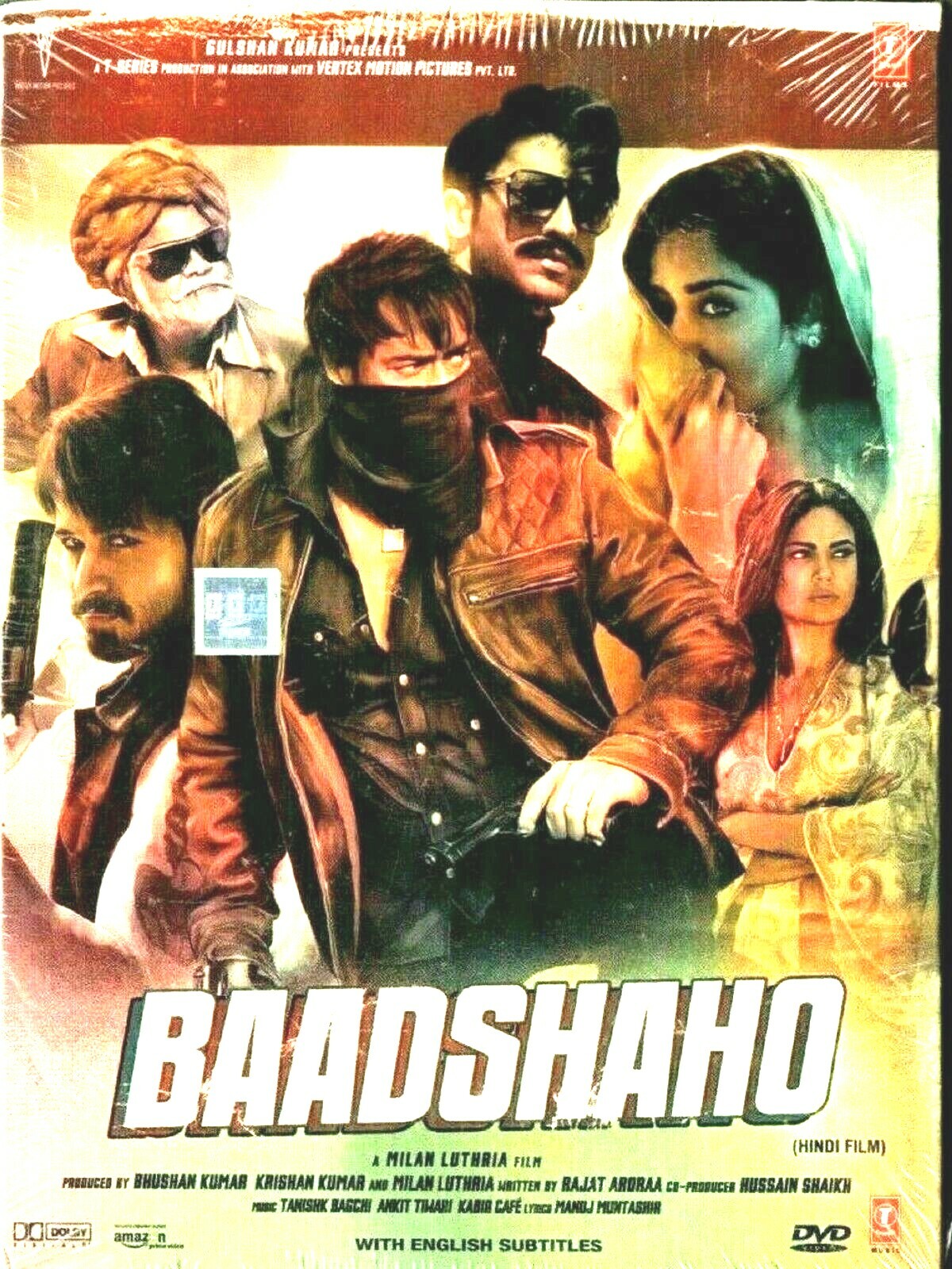 BAADSHAHO - AJAY DEVGAN, EMRAAN HASHMI - NEW BOLLYWOOD DVD - ENGLISH SUBTITLES