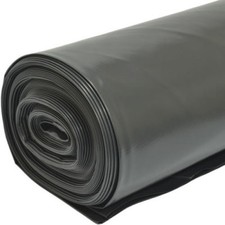 4M X 40M 500G Black Heavy Duty Polythene Plastic Building Dust Rubble Sheet DIY
