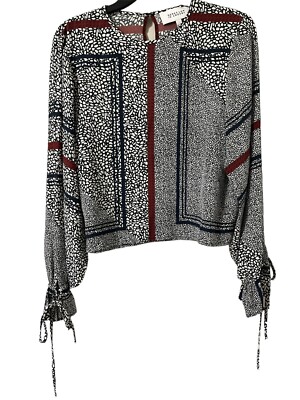 Derek Lam 10 Crosby Boxy Silk Top TT109