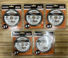 Lot of 5 New Ridgid 5 In Turbo-V Diamond Masonry Blades