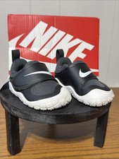 Nike Swoosh 1 Essential Baby/Toddler Shoes Sneakers Black/White Size 3C NIB