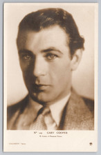 Gary Cooper Film Movie Star RPPC real photo postcard