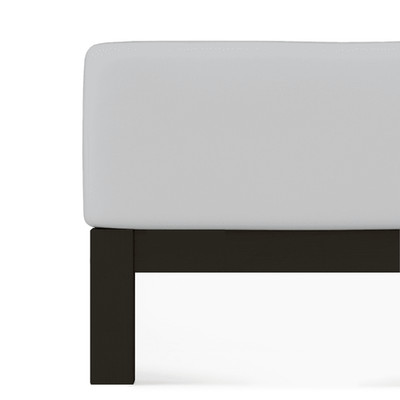 Boxspring Spannbetttuch 90/100x200 cm silber von Schlafgut bis 40 cm Höhe