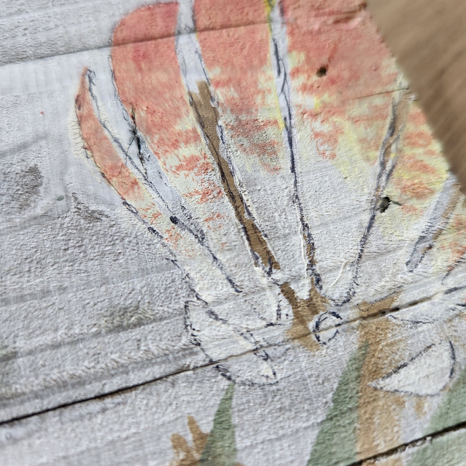 Wooden Nautical Coastal Beach House Wall Art Hanging Decor 12x10" Signed