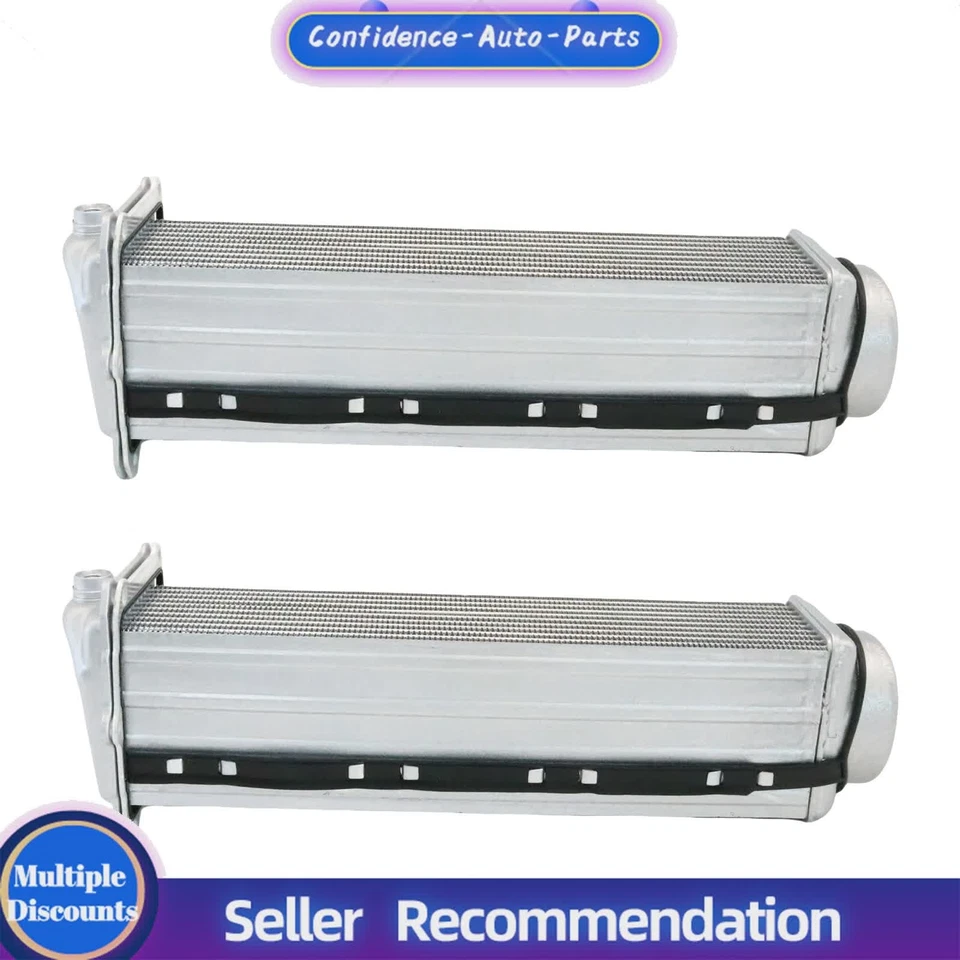 For Audi A4 A7 A8 S4 S5 Q5 Q7 SQ5 2.0L 3.0L 2010-17 2X Intercooler 06E145621E - Image 2 of 4