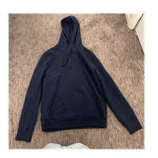 Tek Gear Ultrasoft Fleece Navy Blue Pullover Hoodie S Hooded Pockets