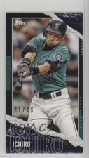 2020 Topps Rip Mini Base Inner Black 21/40 Ichiro Suzuki Ichiro #M-3 HOF 10lp