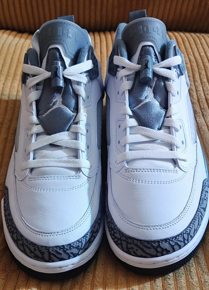 Air Jordan Spizike baixo branco cinza frio antracite cinza lobo FQ1759-102 masculino 11.5 - Imagem 2 de 4