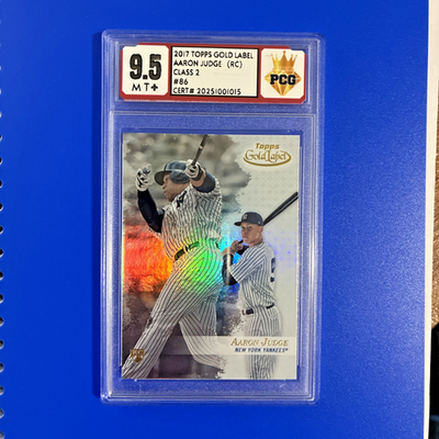 2017 Topps Gold Label - Aaron Judge #86 Class 2 (RC) for sale 
