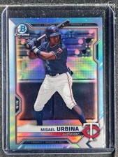 Urbina, Misael - 2021 Bowman Draft Chrome - Sky Blue