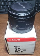 Canon EF 50mm f/1.8 II Lens "Nifty Fifty" MINT