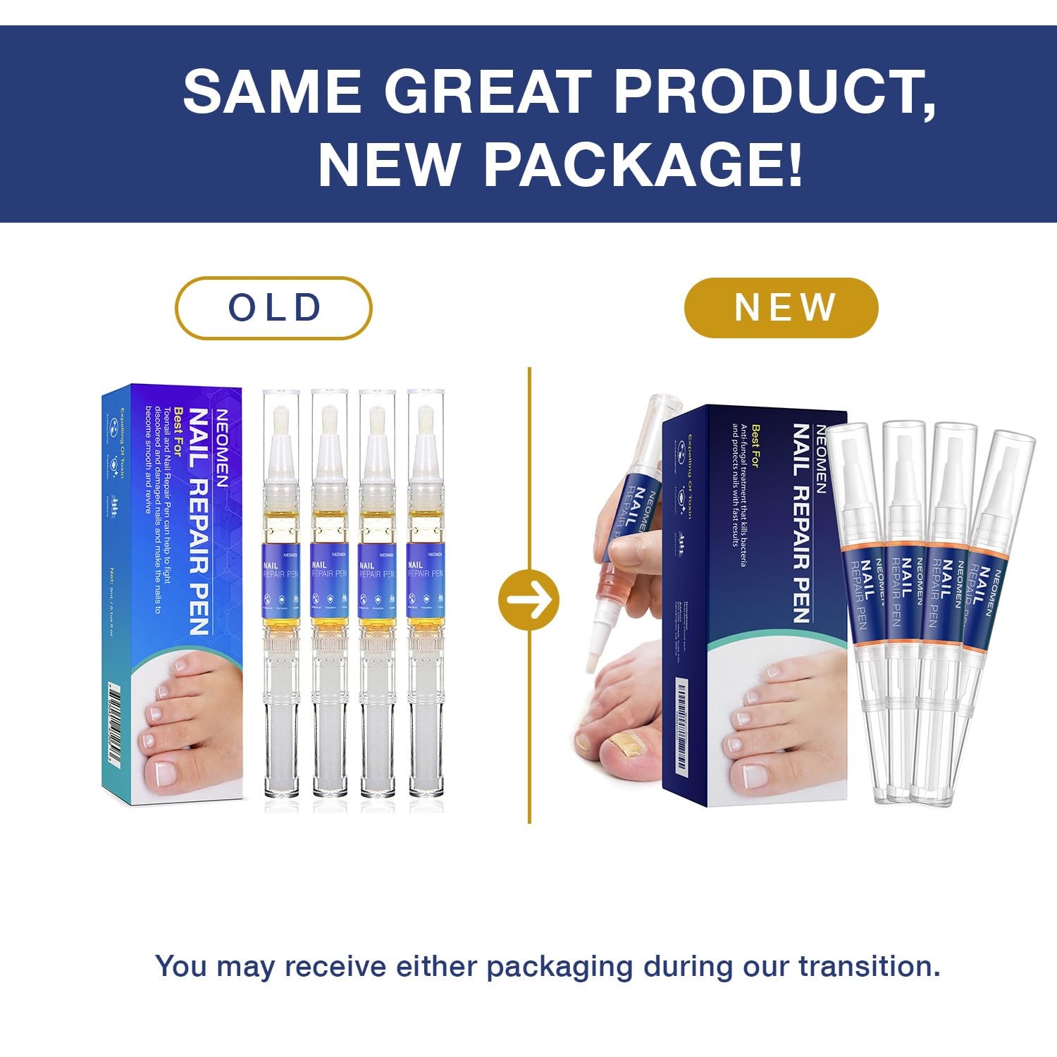 Nail Fungus Pen, Toenail Fungus Pen Treatment for Toenail & Fingernails, Fung...