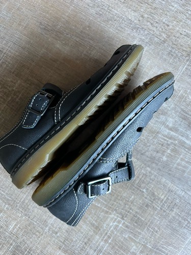 Dr. Martens Black Leather Cesca T-Bar Mary Jane Shoes Women 37 US 6 Discontinued - Picture 7 of 13