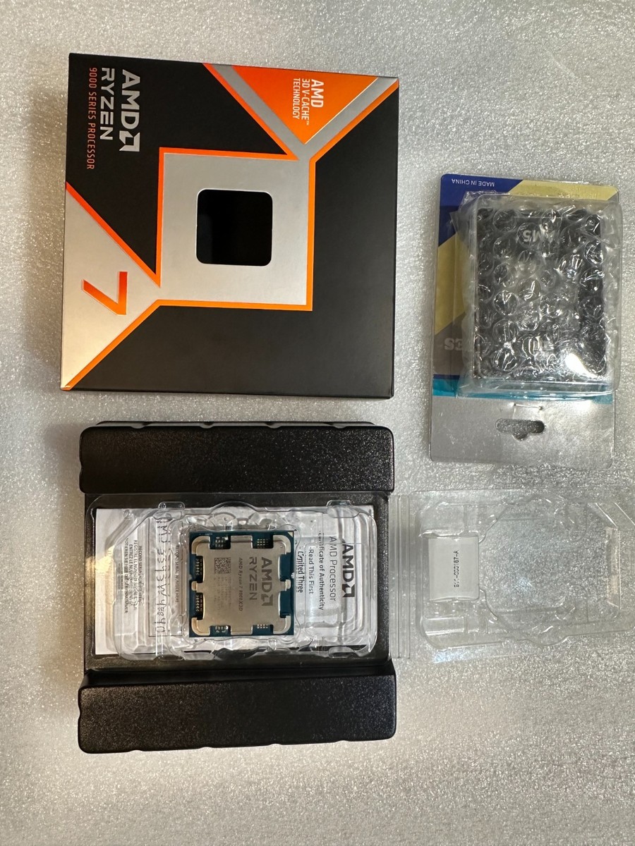 AMD Ryzen 7 9800X3D - Ryzen 7 9000 Series Zen 5 8-Core 5.2