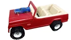 Vintage 1970s Tonka Jeepster Pressed Steel Convertible Truck Toy Red XR-101