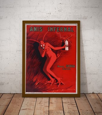 Poster-Poster Alkohol Anis Infernal Leonetto Cappiello