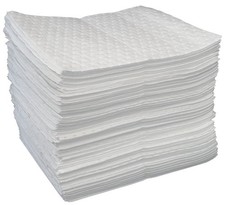 Oil Absorbent Pads 50 Pack   Heavyweight 15 x 20 Oil Spill Absorbent Mats
