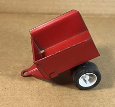 Vintage Tonka Two Wheel Trailer Wagon Stamped Metal Red 3" Collectible Rare 