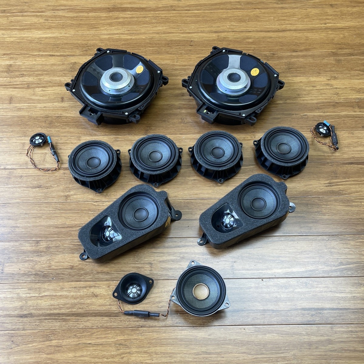 2014-2018 BMW X5 F15 Harman Kardon Woofer Tweeter Speaker Set of