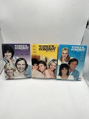 Three's Company Season Two, Six & Eight DVD Box Sets 2000 Anchor Bay TV Series