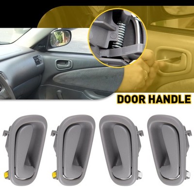 4x Inside Left Right Door Handles For Toyota Corolla 1998-2002 L4 1.8L 79502
