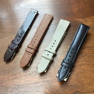 18mm Leather Watch Strap Bulk Sale (4 Strap Lot)