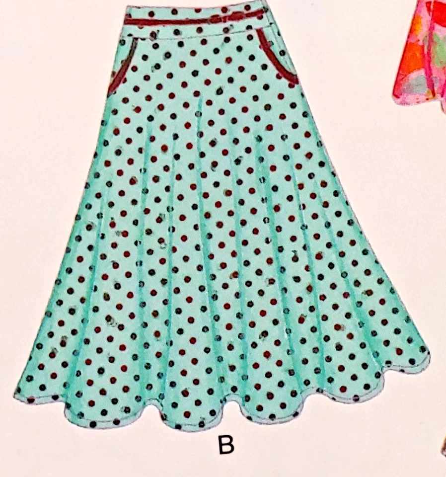 NEW LOOK by Simplicity Easy Knit Only 6899 Misses Tops, Skirts, 7-Sizes 10-22 - Image 4 of 4