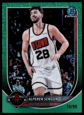 2025-26 Bowman #BCV-133 Alperen Sengun Chrome Green Mojo Refractors #/99