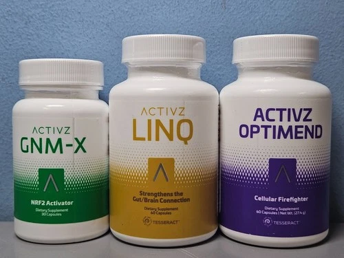 Activz Trifecta Combo Set: Linq, GNM-X, Optimend - New/Sealed! Exp 1/2027