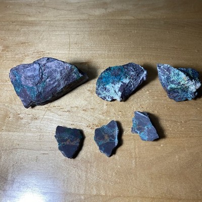 Raw Copper Ore. Michigan Mine 15.8oz(448g). 6 Pcs