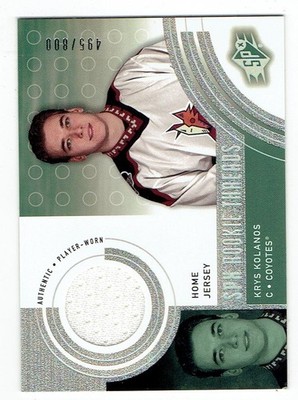 Krys Kolanos 2001-02 SPx #151