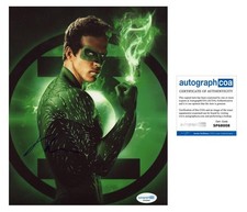 Ryan Reynolds "Green Lantern" AUTOGRAPH Signed 'Hal Jordan' 8x10 Photo ACOA