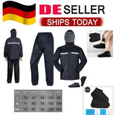 Regenanzug Regenhose Regenjacke Shoe Wind/ Waterproof Jacket and Trouser Set DE