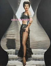 AVA GARDNER #123 THE ANGEL WORE RED BEAUTIFUL COLORIZED PHOTO 11 X 8.5 SHIP FREE