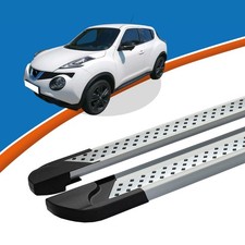 Trittbretter passend für Schweller Nissan Juke ab Baujahr 06/2010 VISO Silber mI