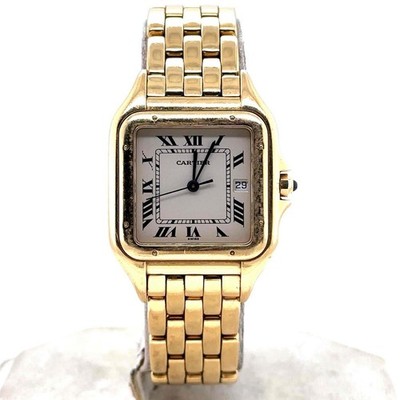 Cartier Panthere Medium Model Quartz 18k Yellow Gold Ladies Watch 887968
