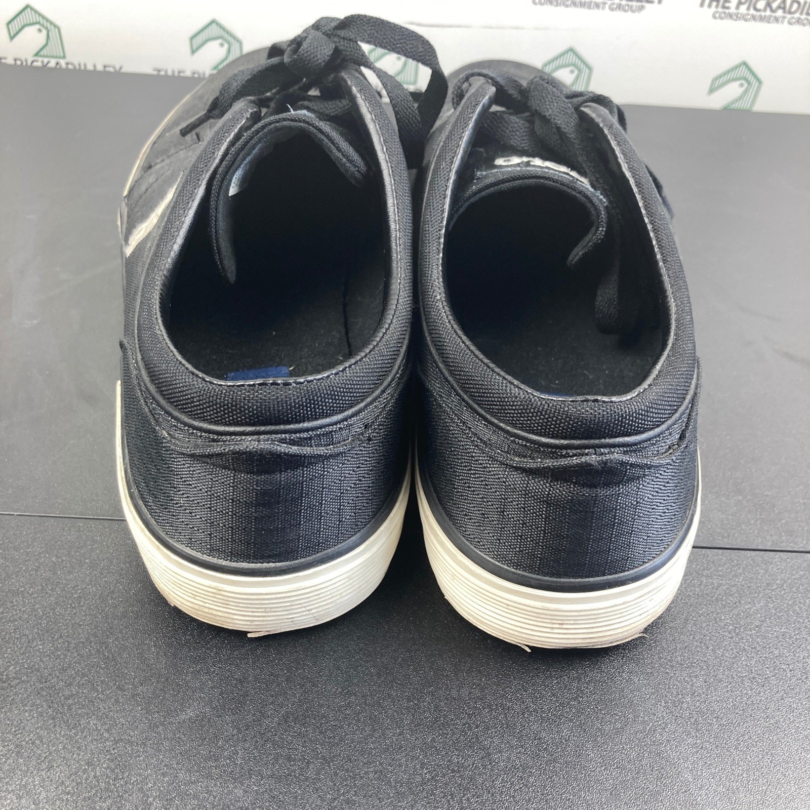 Polo Ralph Lauren Faxon Low Black Canvas Casual Shoes Sneakers Men's Size 9D thumbnail 4