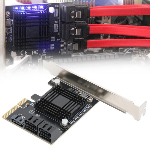 Expansion Card PCIE To 5 Ports SATA3.0 Module Converter Board JMB585 Chip For FY - Afbeelding 14 van 18