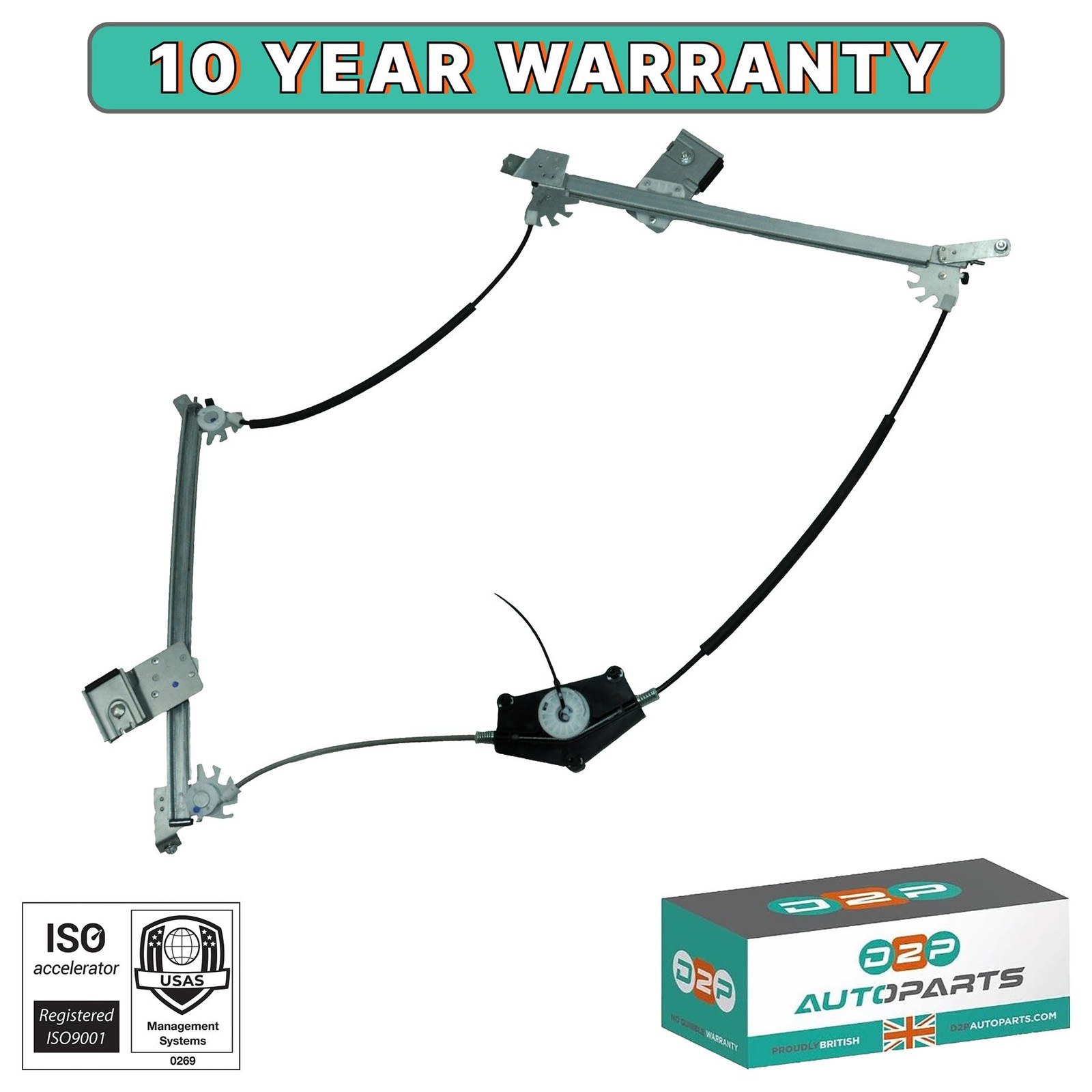PASSENGER LEFT FRONT WINDOW REGULATOR FOR PORSCHE 911 (997), 2006 -2012