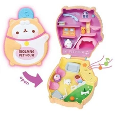 Molang Pact Pet House Figure Melody Role Play Set Korean Genuine Touching Gift