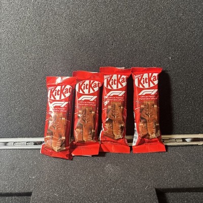 Nestle Kit Kat F1 Limited Edition Chocolate Cars 4 bars! 