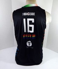 2021-22 Ontario Clippers Harry Giles III #16 Game Used Black Jersey Pride 7