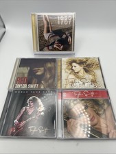Taylor Swift Cd Lot 5 1989, Red, Fearless, Speak Now Tour, Holiday Collection