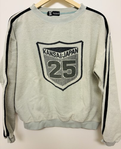 Kansai Yamamoto, Vintage 80’s Kansai Yamamoto Green and Black Sweatshirt S