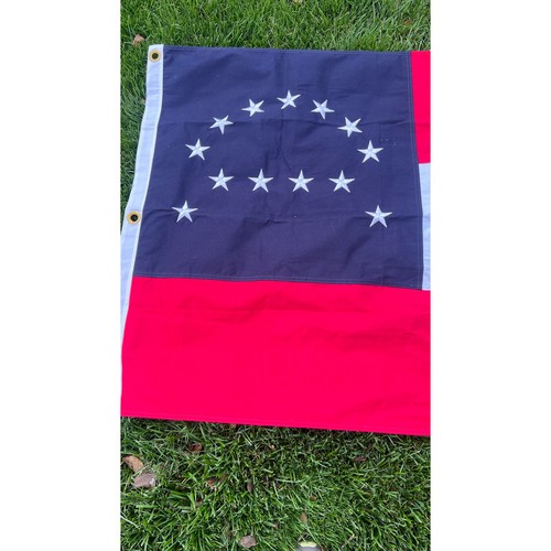 CSA First National Flag 13 Stars and Bars Confederate States Cotton 3x5 Replicas
