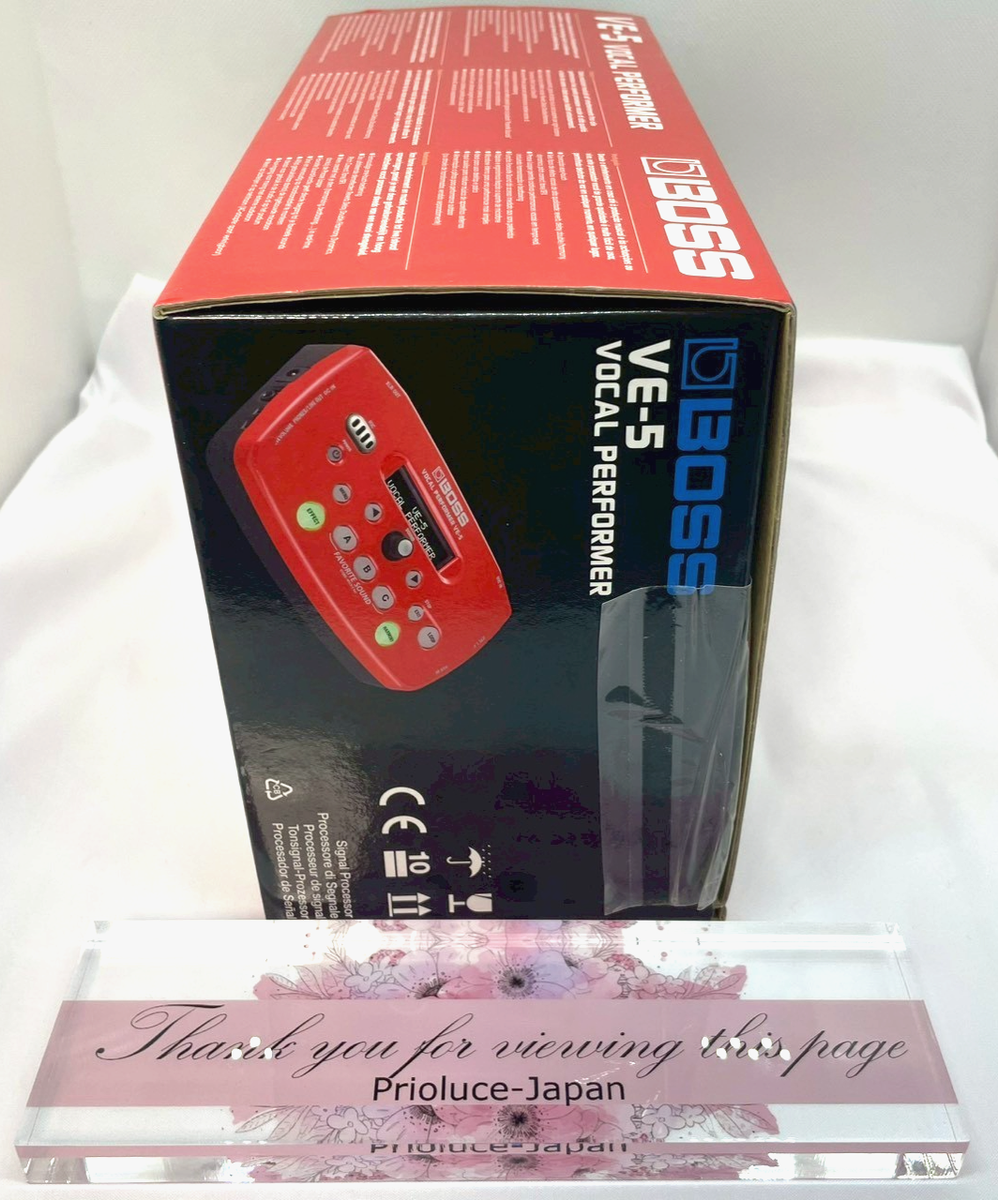 BOSS ボス Vocal Performer VE-5-RD Boss VE-5 RD Vocal Performer - Red – Kraft Music