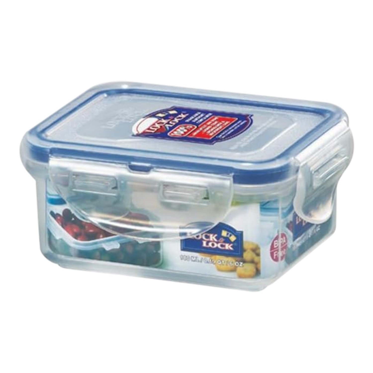 LocknLock Rectangular Food Storage Container 180ml Airtight Leak-Proof BPA-Free