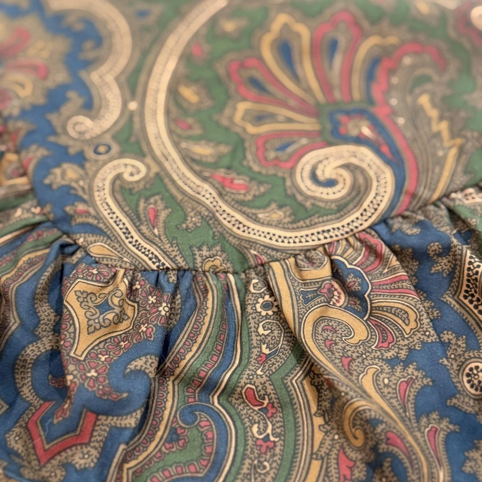 Ralph Lauren Brianna Elizabeth Paisley Volantes Almohada Juego de 2 Fundas Hecho en EE. UU. Foto 3 de 4