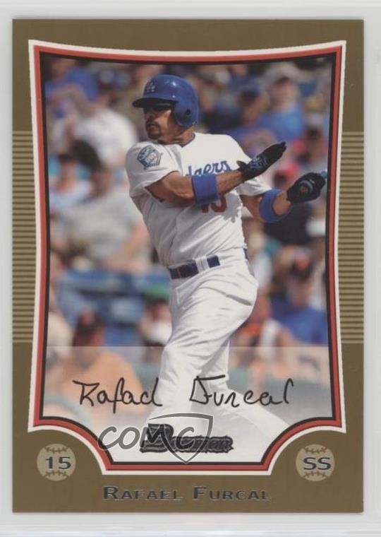 2009 Bowman Gold Rafael Furcal #120 jm6