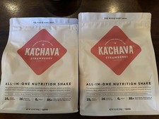 KA CHAVA STRAWBERRY NUTRITION SHAKE 15.31 Oz Kachava 2 Bags - Exp 2027